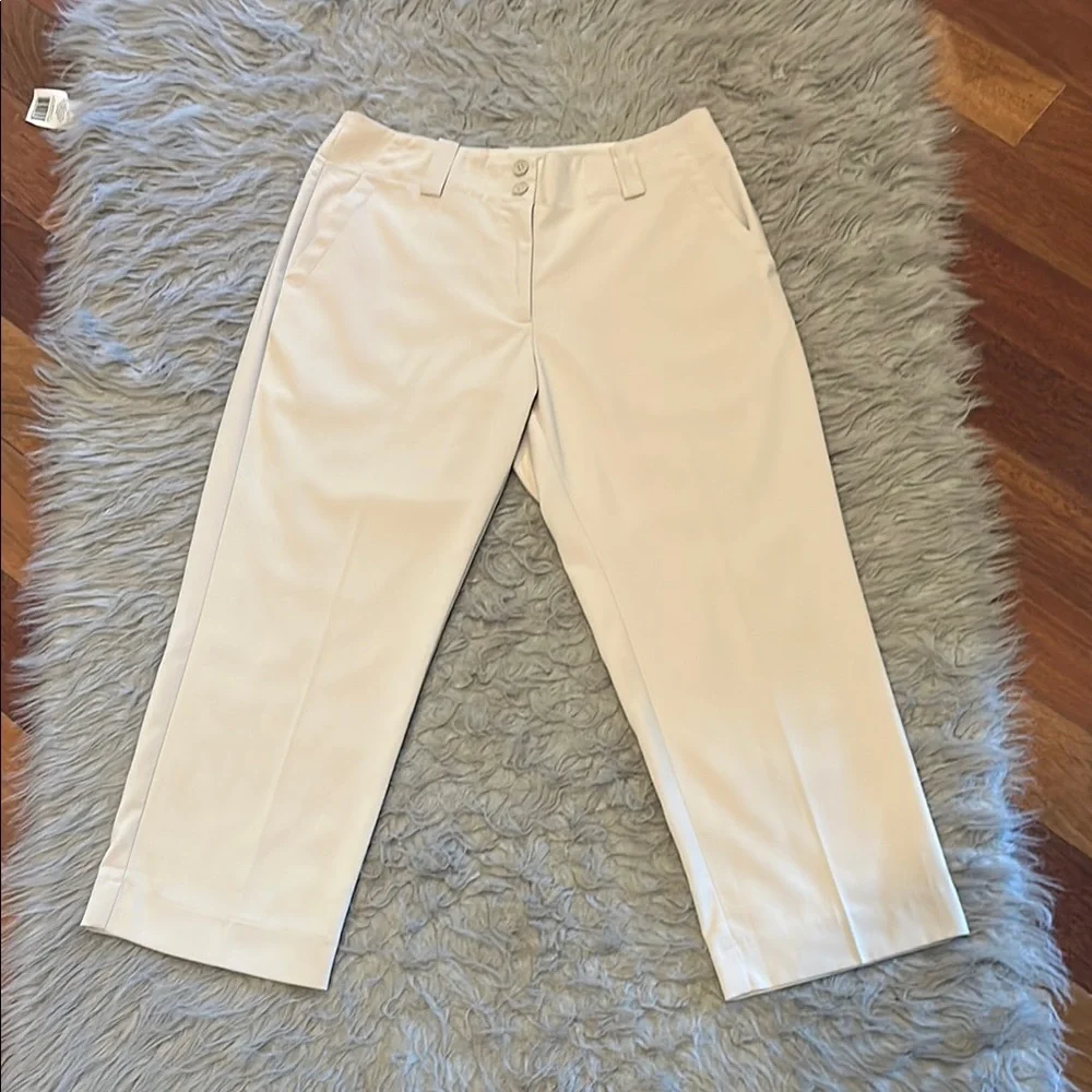 Nike Golf Dri‎ Fit Cream Cropped Pants